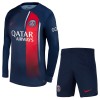 Original Trikotsatz Paris Saint-Germain Heimtrikot 2023-24 Langarm Für Kinder